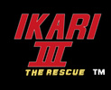 IKARI III -THE RESCUE-（海外版）ロゴ