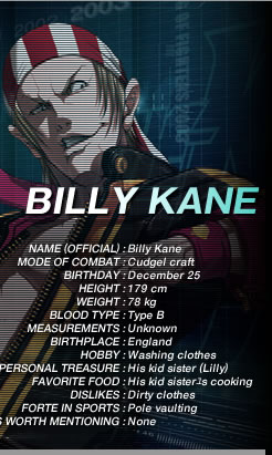 BILLY KANE